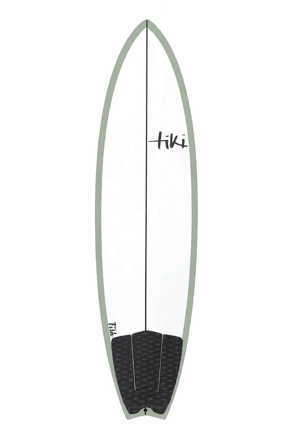 Tiki EVO 3 Piece Surfboard Tail Pad Black - Image 3