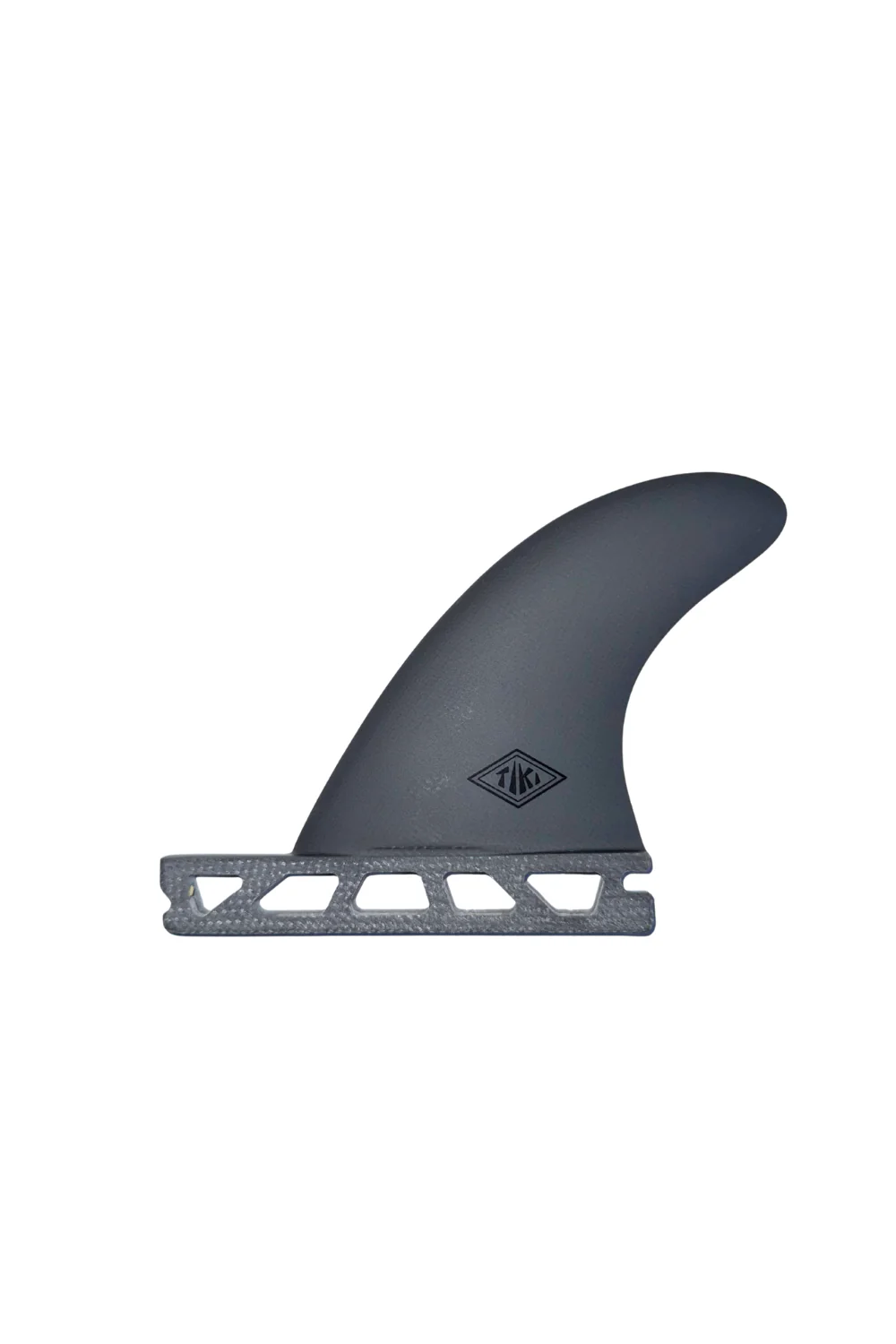 Tiki Totem Side Bites Surfboard Fin Set Storm Grey
