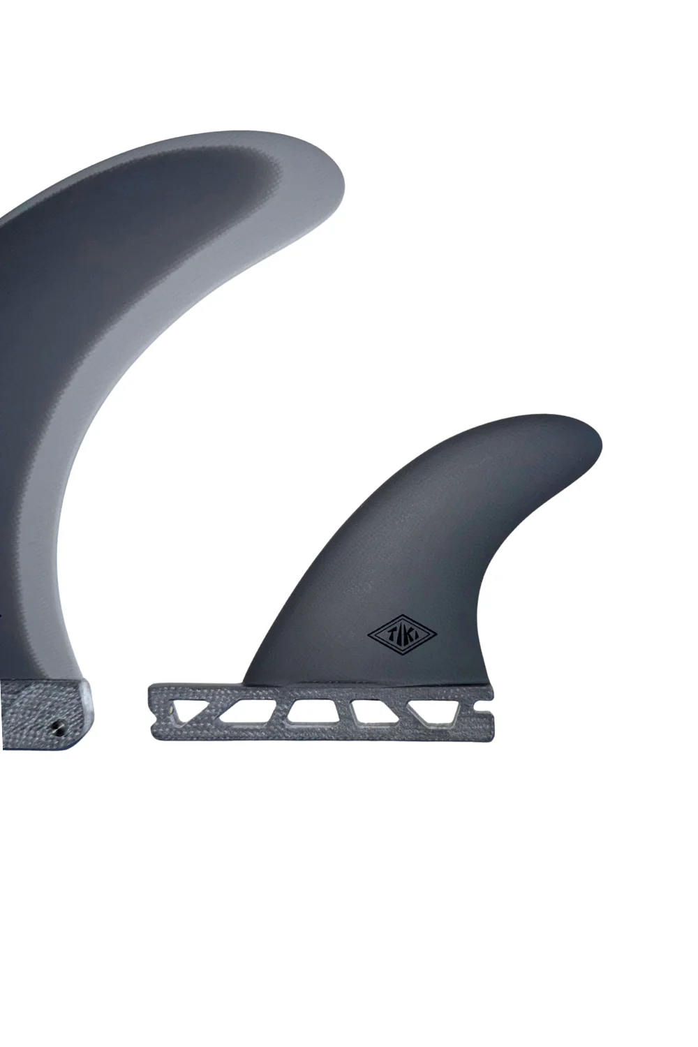 Tiki Totem Side Bites Surfboard Fin Set Storm Grey - Image 2