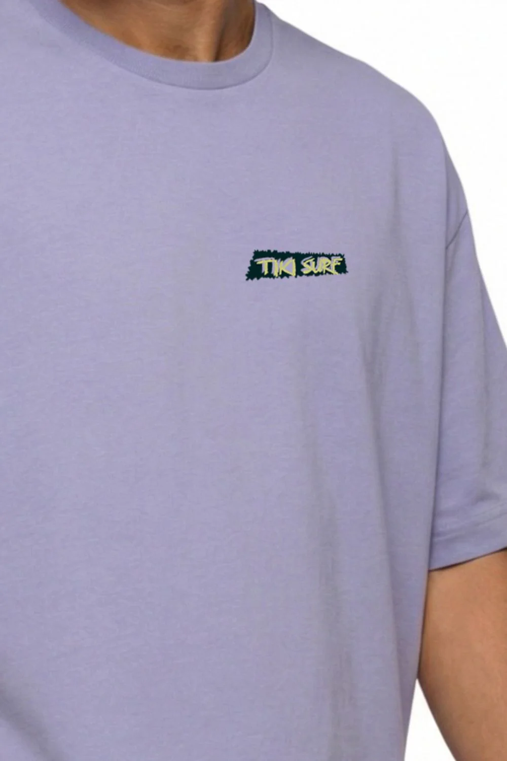 Tiki Carver Mens T-Shirt Violet - Image 4