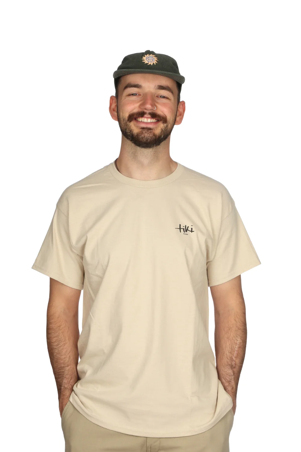 Tiki Corp Mens T-Shirt Sand