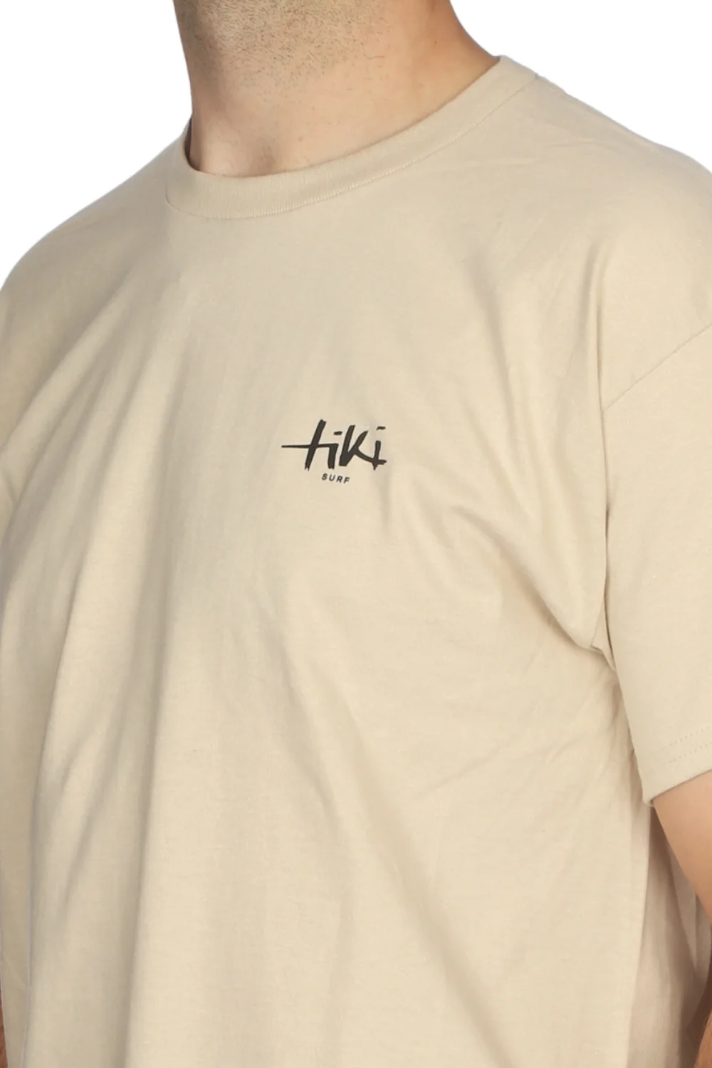 Tiki Corp Mens T-Shirt Sand - Image 2