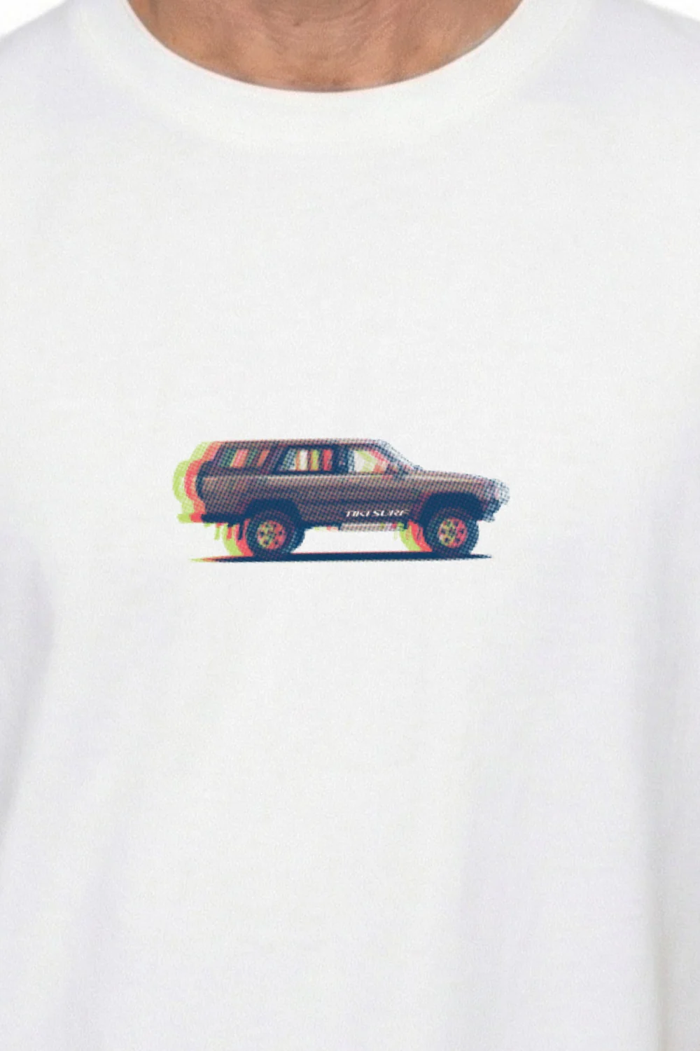 Tiki Cruiser Mens T-Shirt White - Image 3