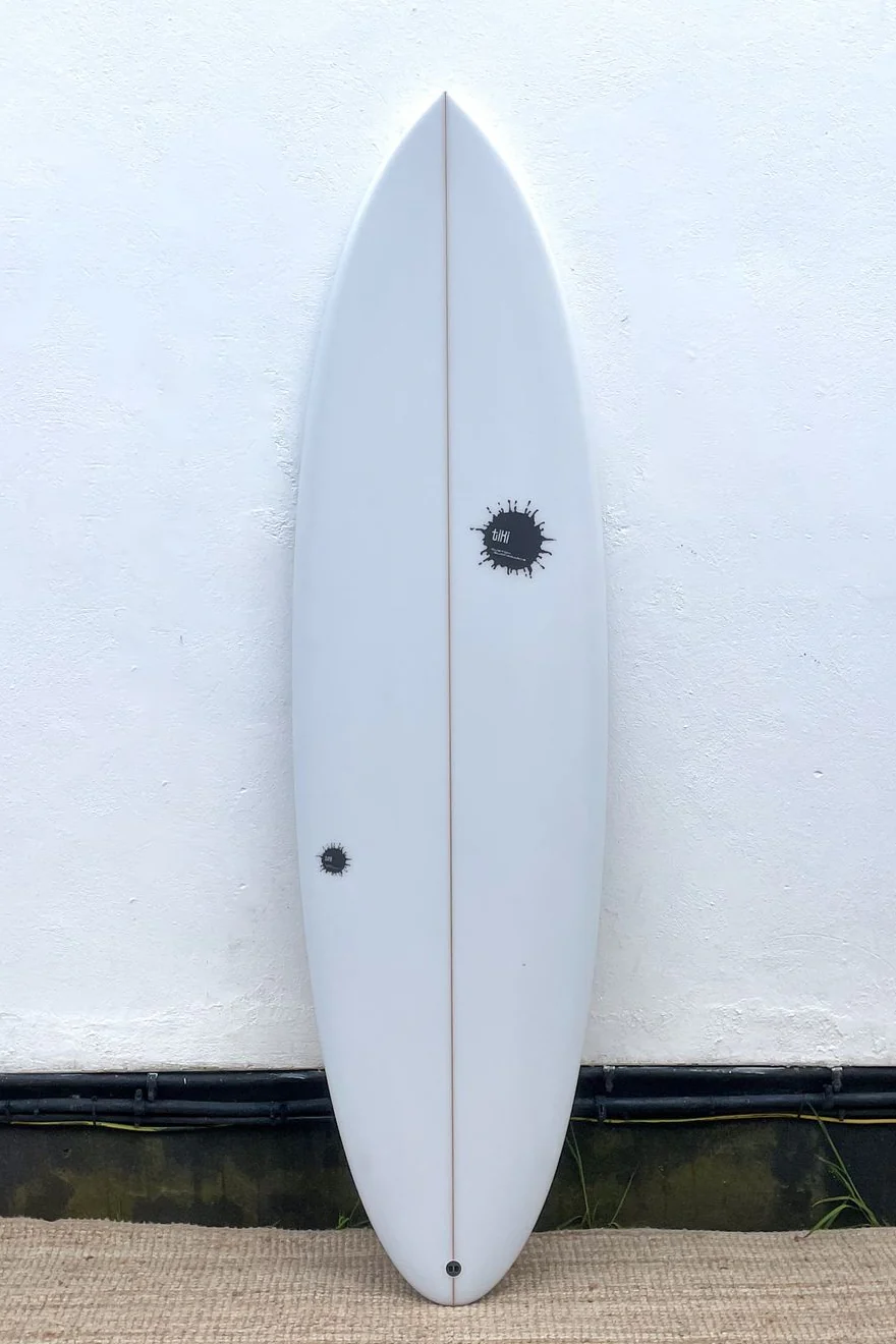Tiki Custom Surfboard - Drifter Twin - White - Image 2