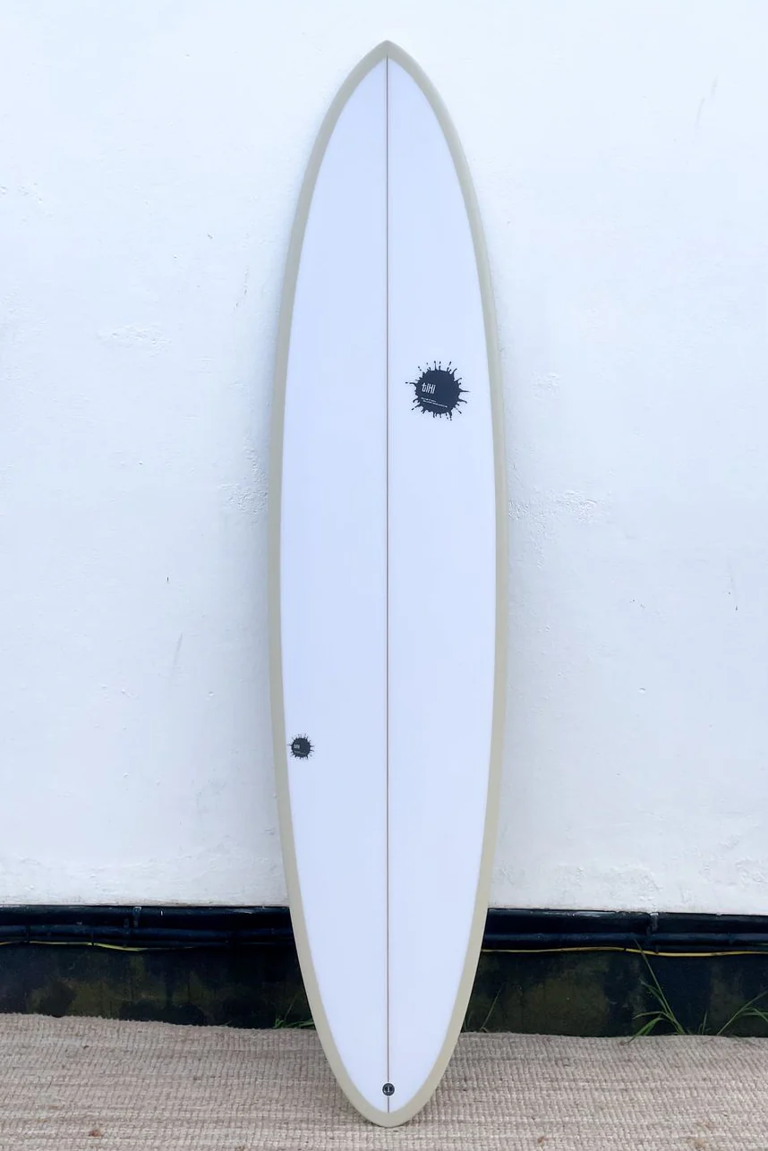 Tiki Custom Surfboard - 7'6 Nomad Mid - Marshmallow - Image 2