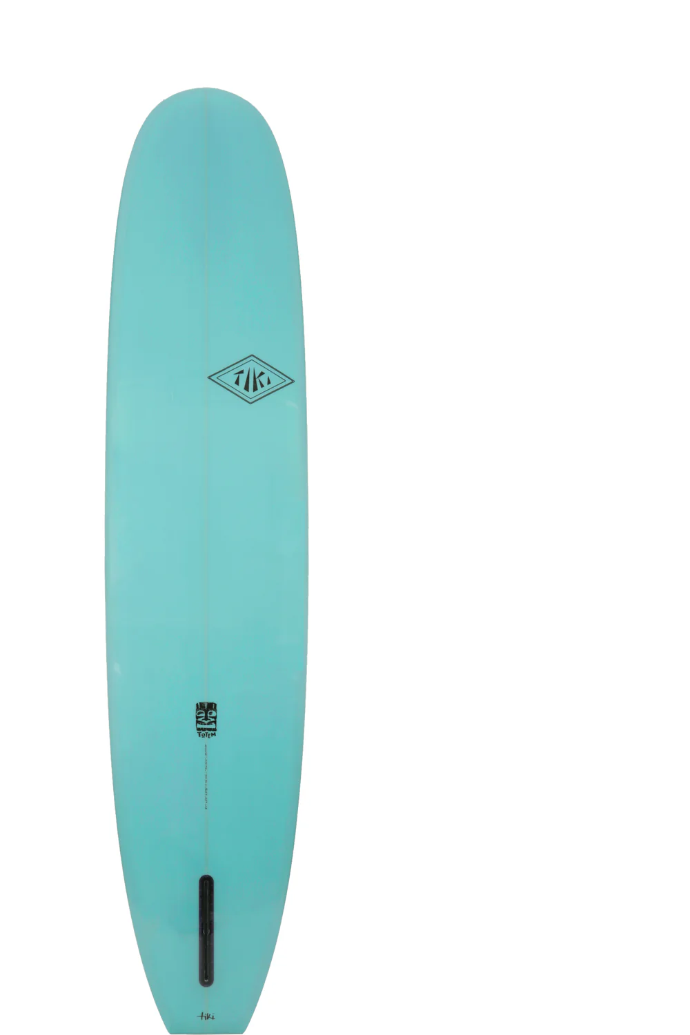 Tiki Custom Longboard Surfboard - 9'1 Totem Mal - Iced Aqua Blue - Image 2