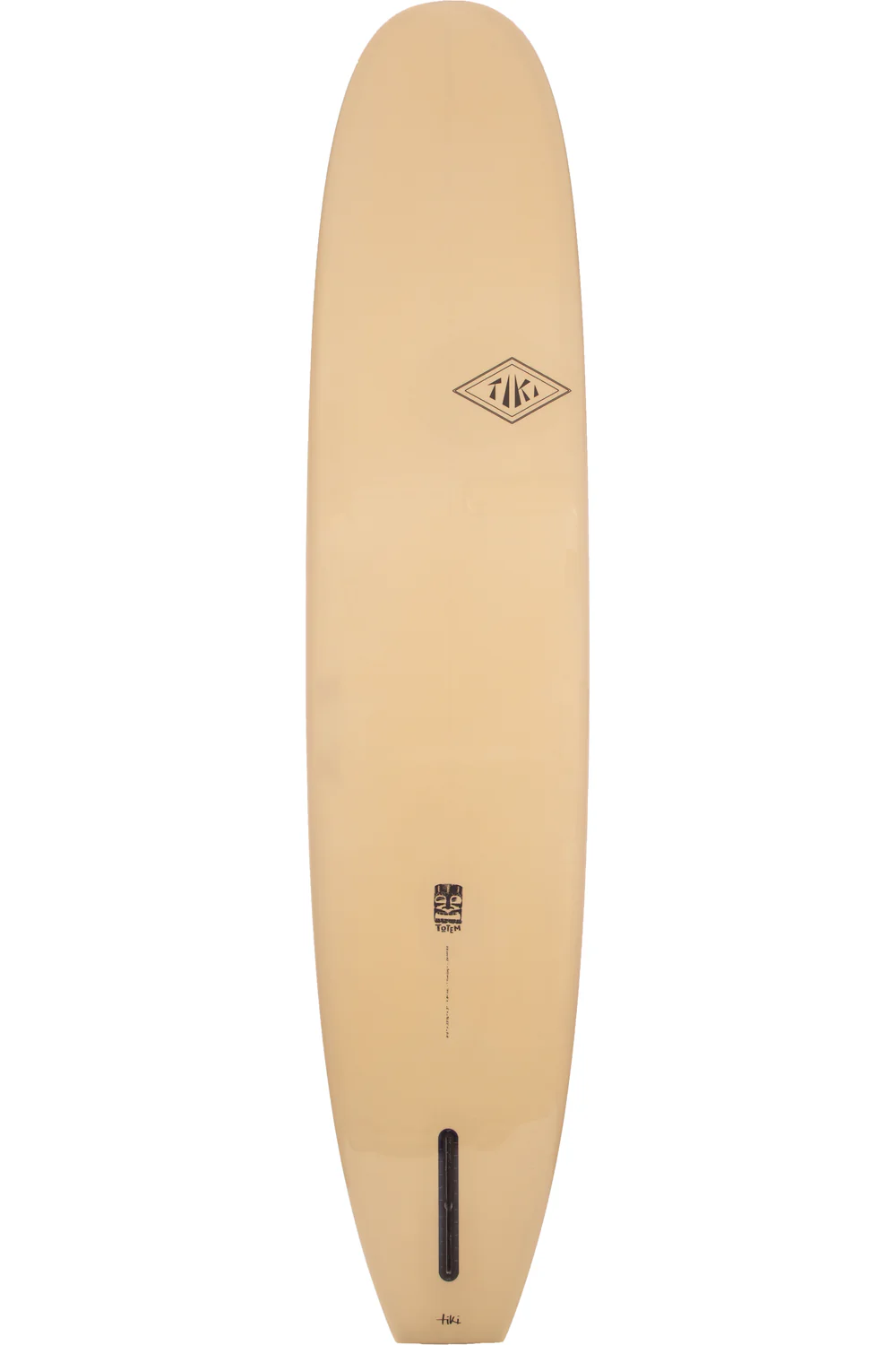 Tiki Custom Longboard Surfboard - 9'6 Totem Mal - Marshmallow & White