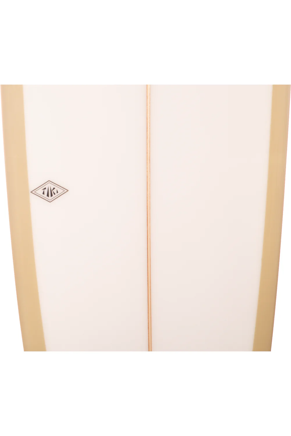 Tiki Custom Longboard Surfboard - 9'6 Totem Mal - Marshmallow & White - Image 4