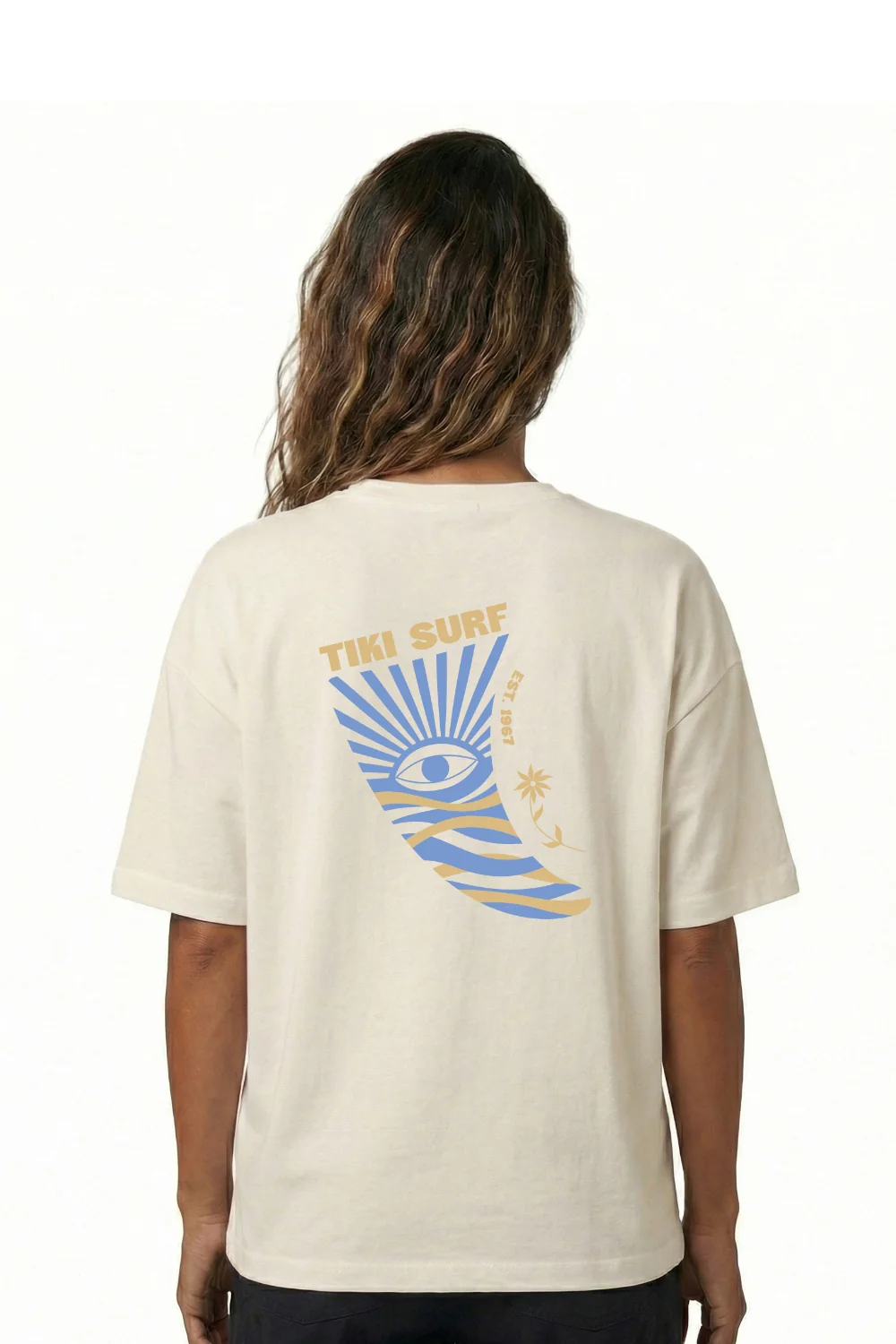 Tiki Finn Womens T-Shirt Ivory