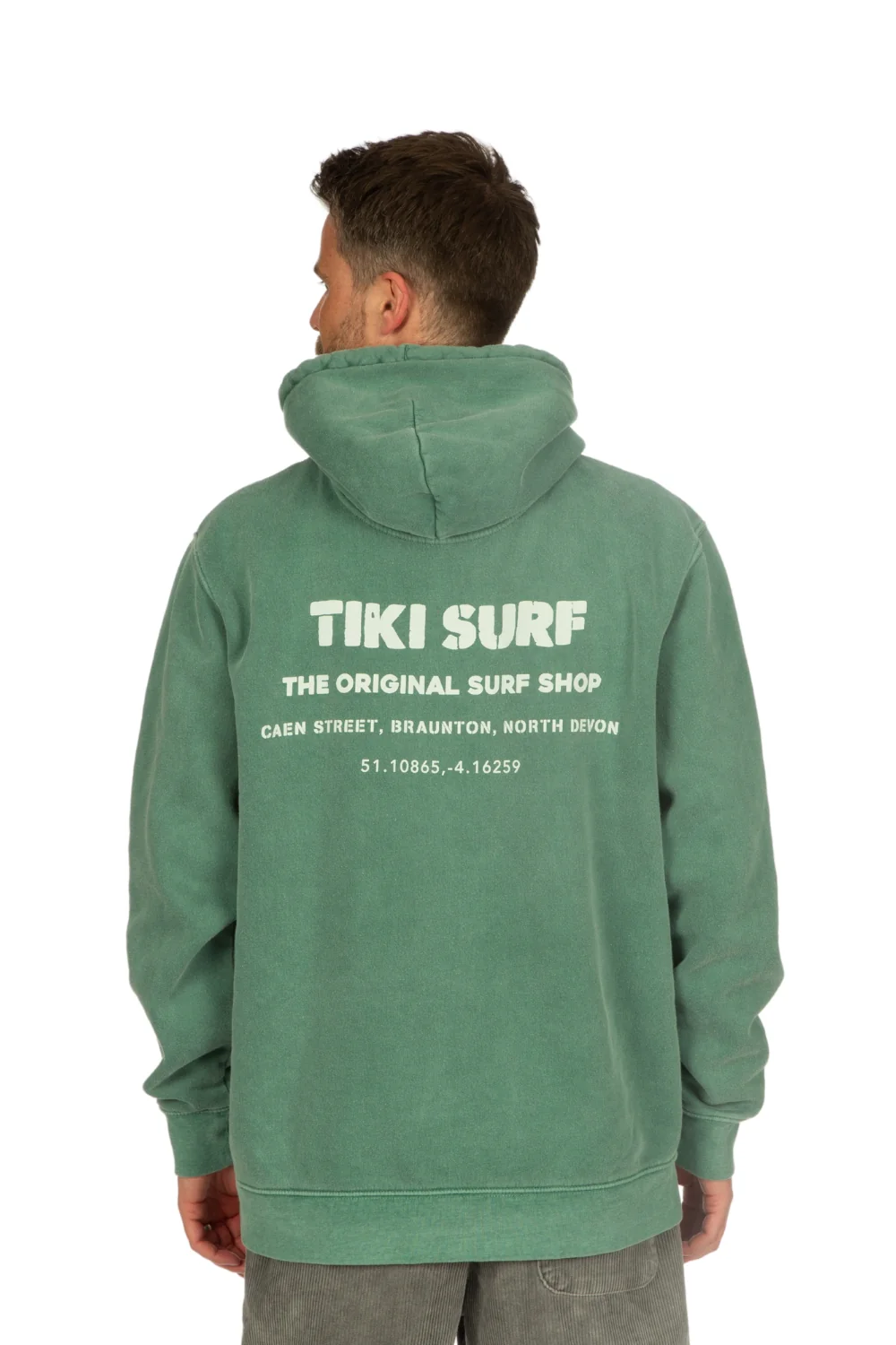 Tiki OG Surf Shop Hoodie Green Wash