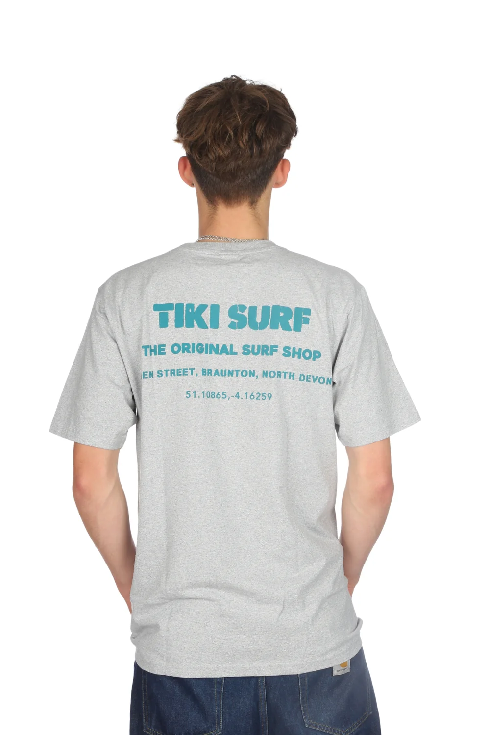 Tiki OG Surf Shop T-Shirt Ash Grey