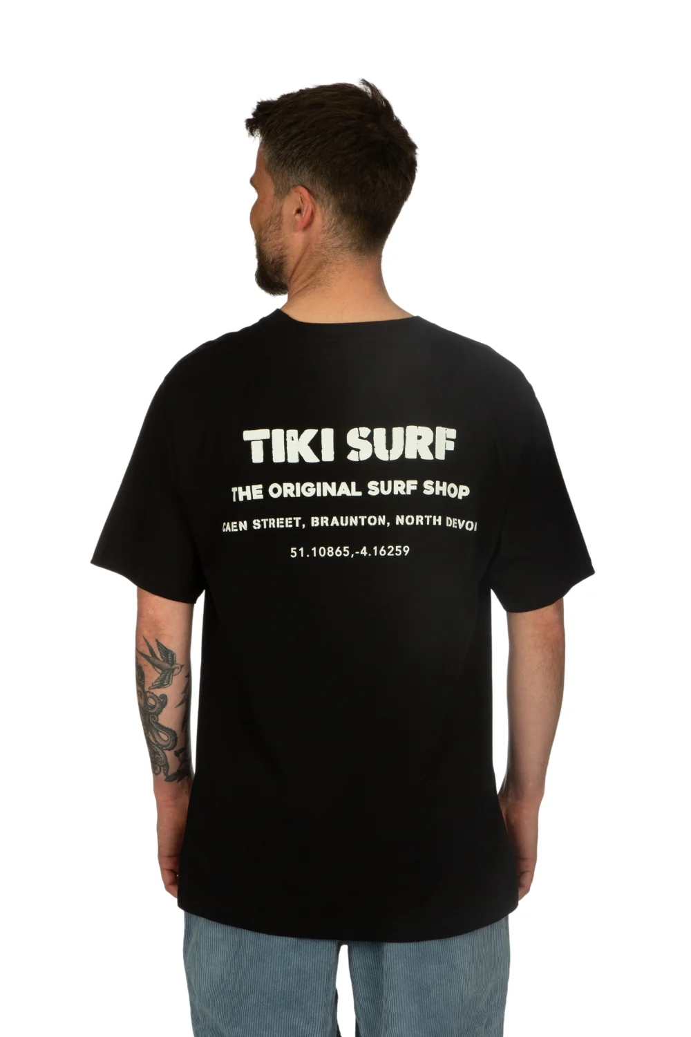 Tiki OG Surf Shop T-Shirt Black