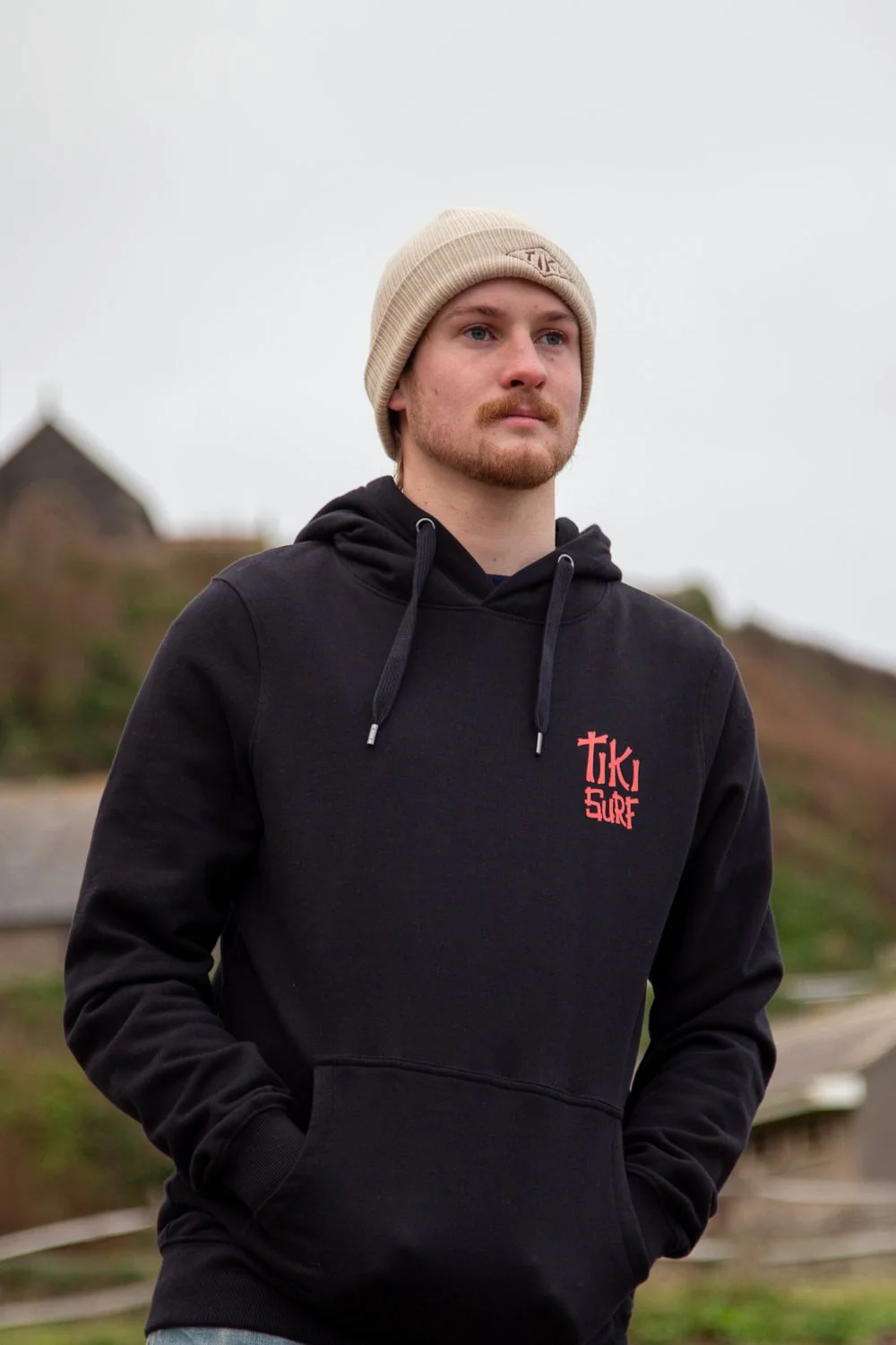 Tiki Petal Head Hoody Black - Image 2