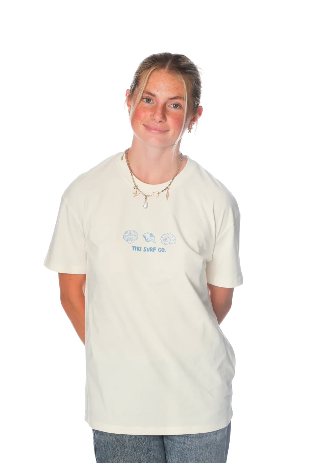 Tiki Shells T-Shirt Ivory - Image 2