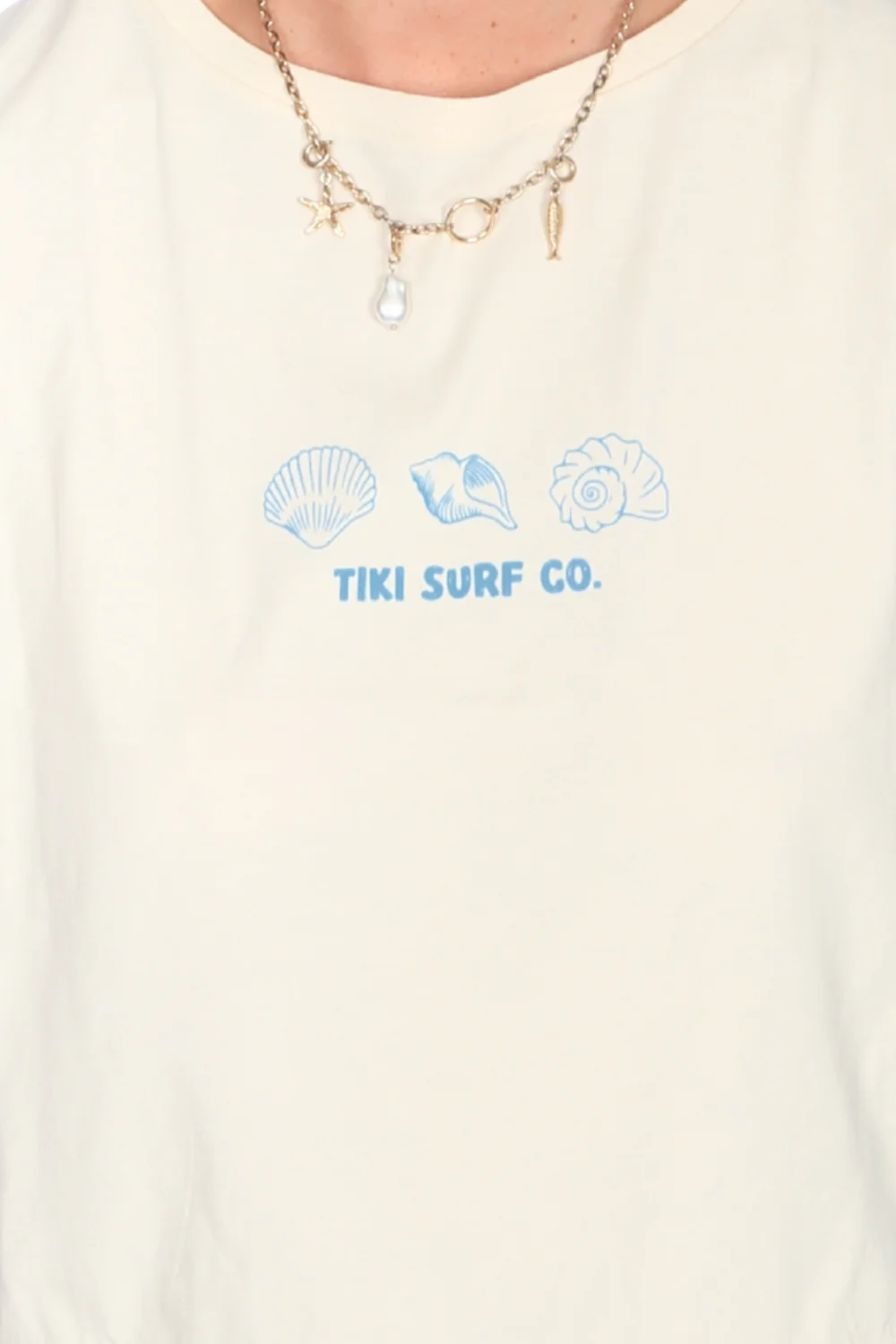 Tiki Shells T-Shirt Ivory - Image 3