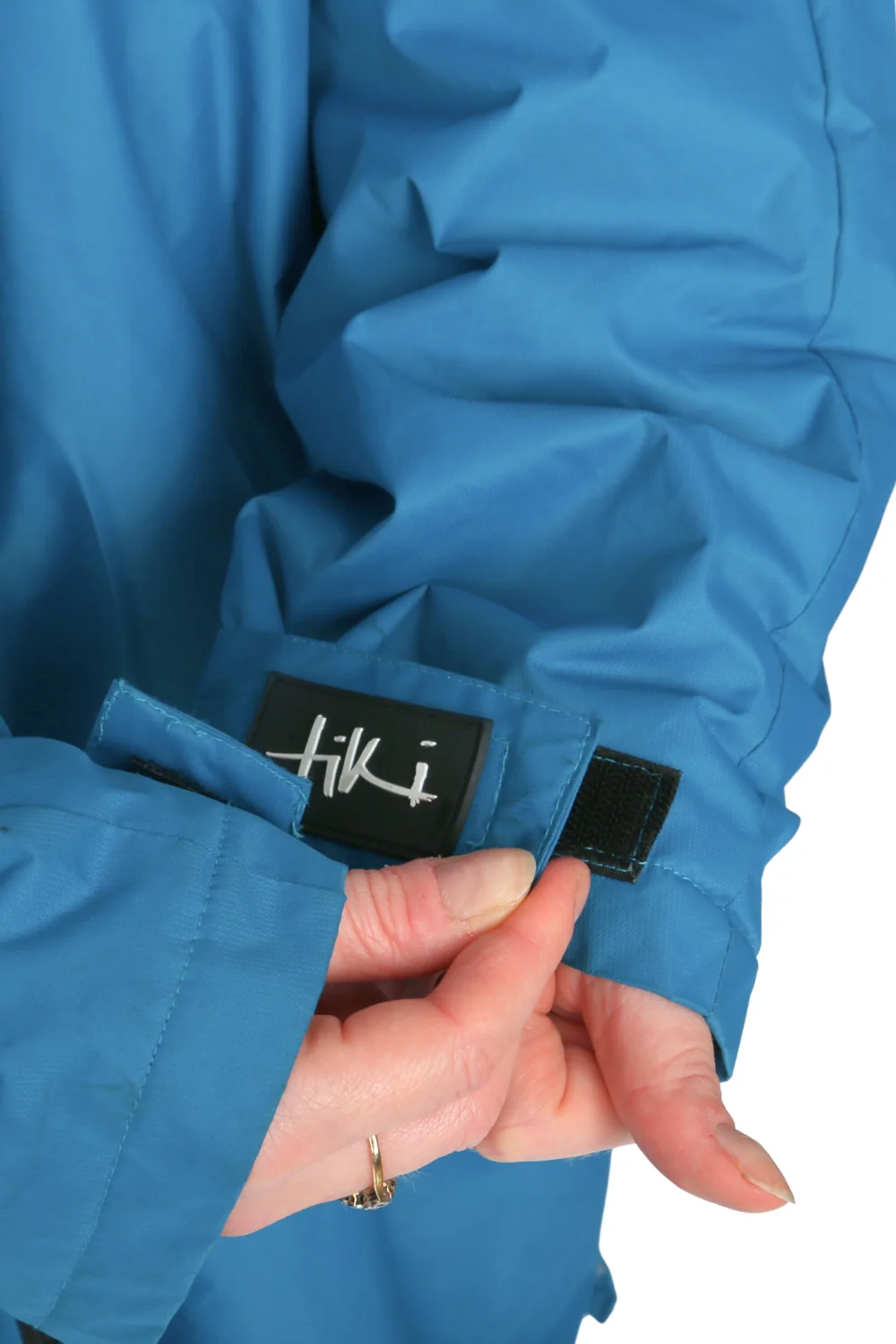 Tiki Tech Robe Teal With Grey Lining - Image 6