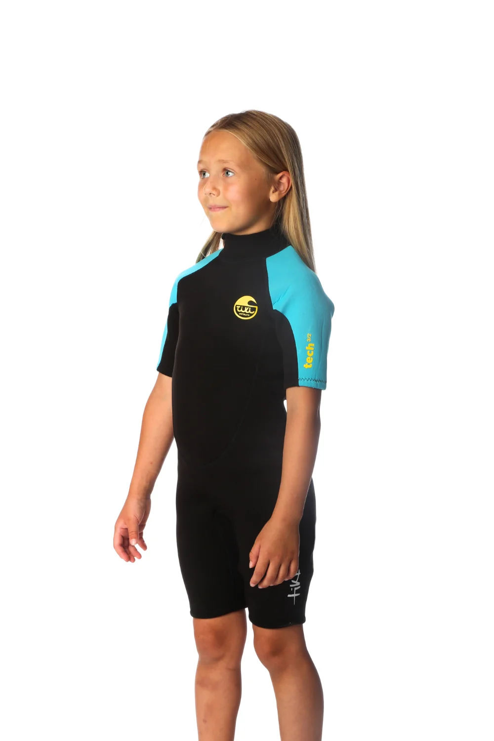 Tiki Tech 3/2 Kids Spring Shorty Wetsuit - Image 4