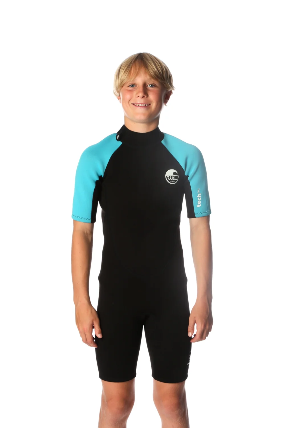 Tiki Tech 3/2 Youth Spring Shorty Wetsuit - Image 2
