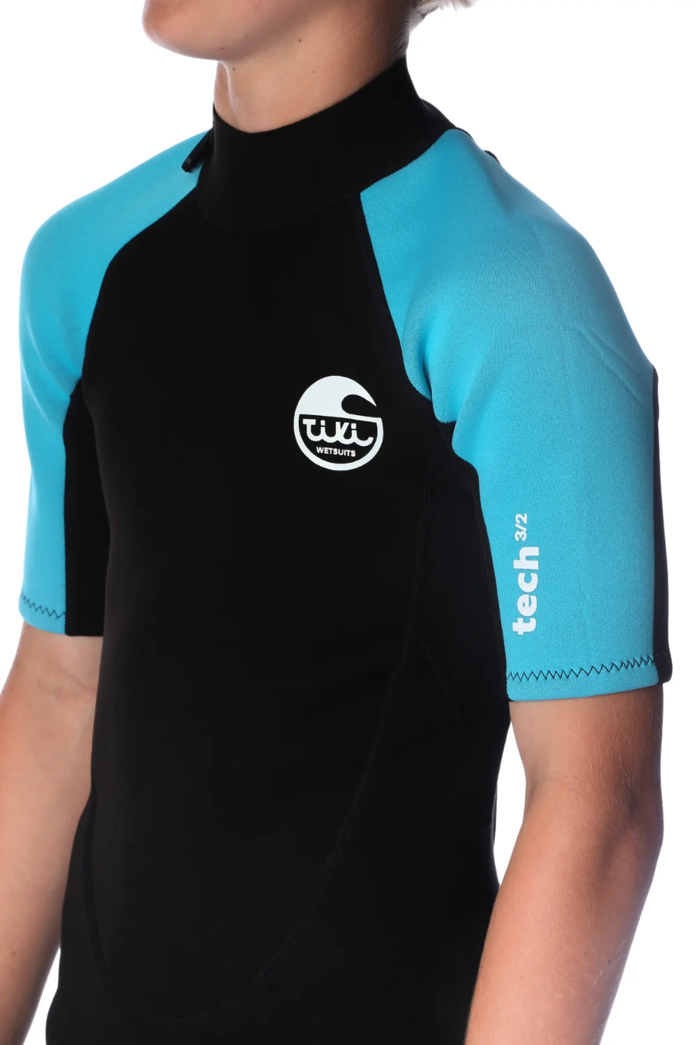 Tiki Tech 3/2 Youth Spring Shorty Wetsuit - Image 4