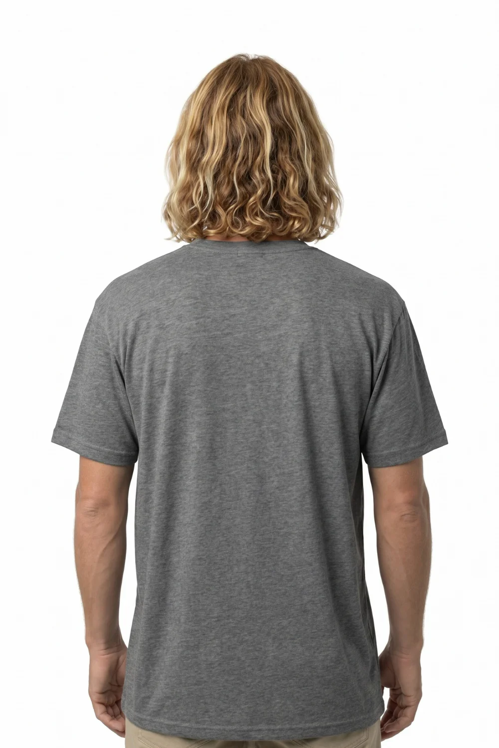 Tiki Corp Mens T-Shirt Grey Heather - Image 2