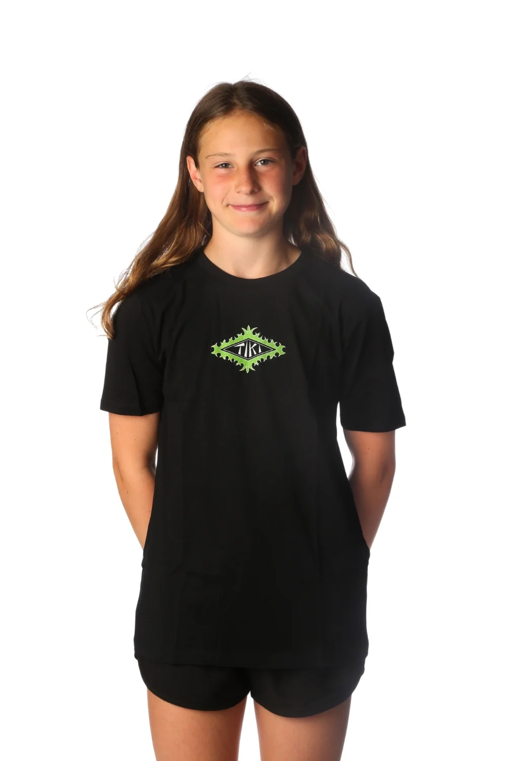 Tiki Tribal Mini T-Shirt Black¡