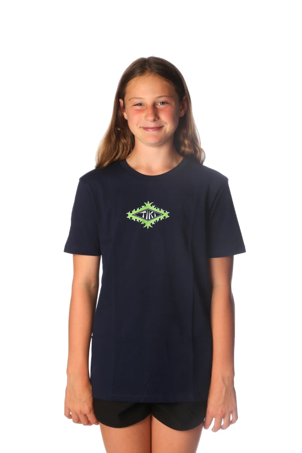 Tiki Tribal Mini T-Shirt Navy - Image 2