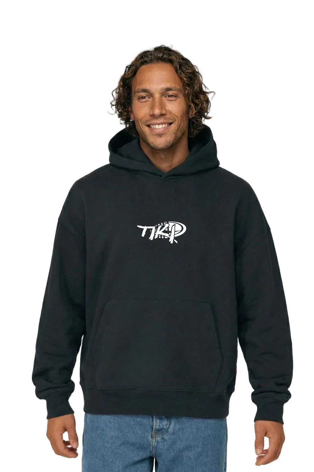 Tiki Vapour Mens Hoodie Black