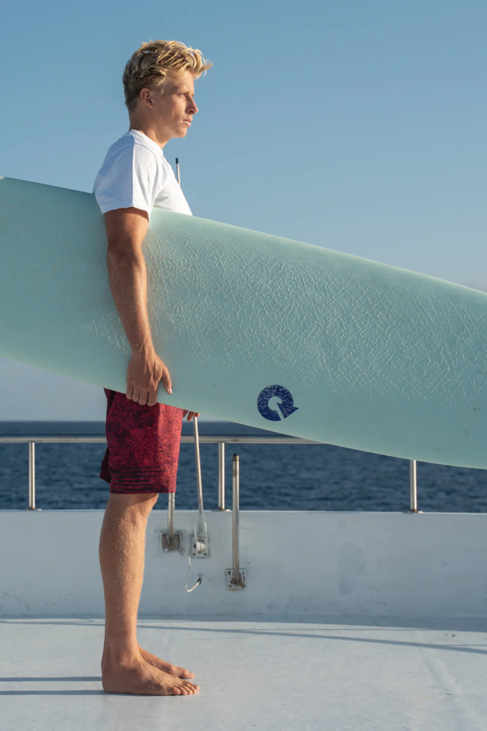 Torq 24/7 TET Longboard Surfboard Pop Light Aqua - Image 4