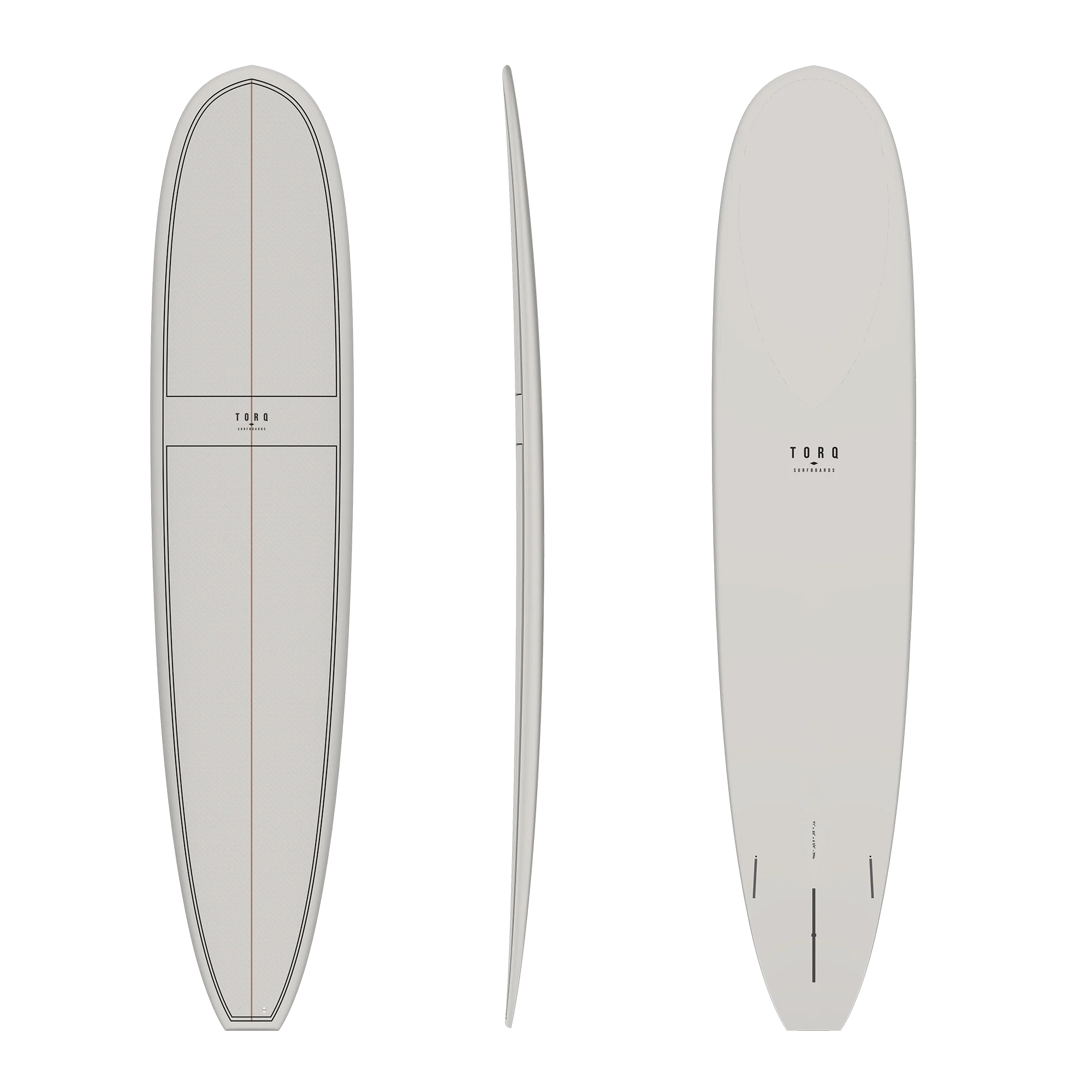 Torq TET Longboard Surfboard Stone Fibre Pattern - Image 2