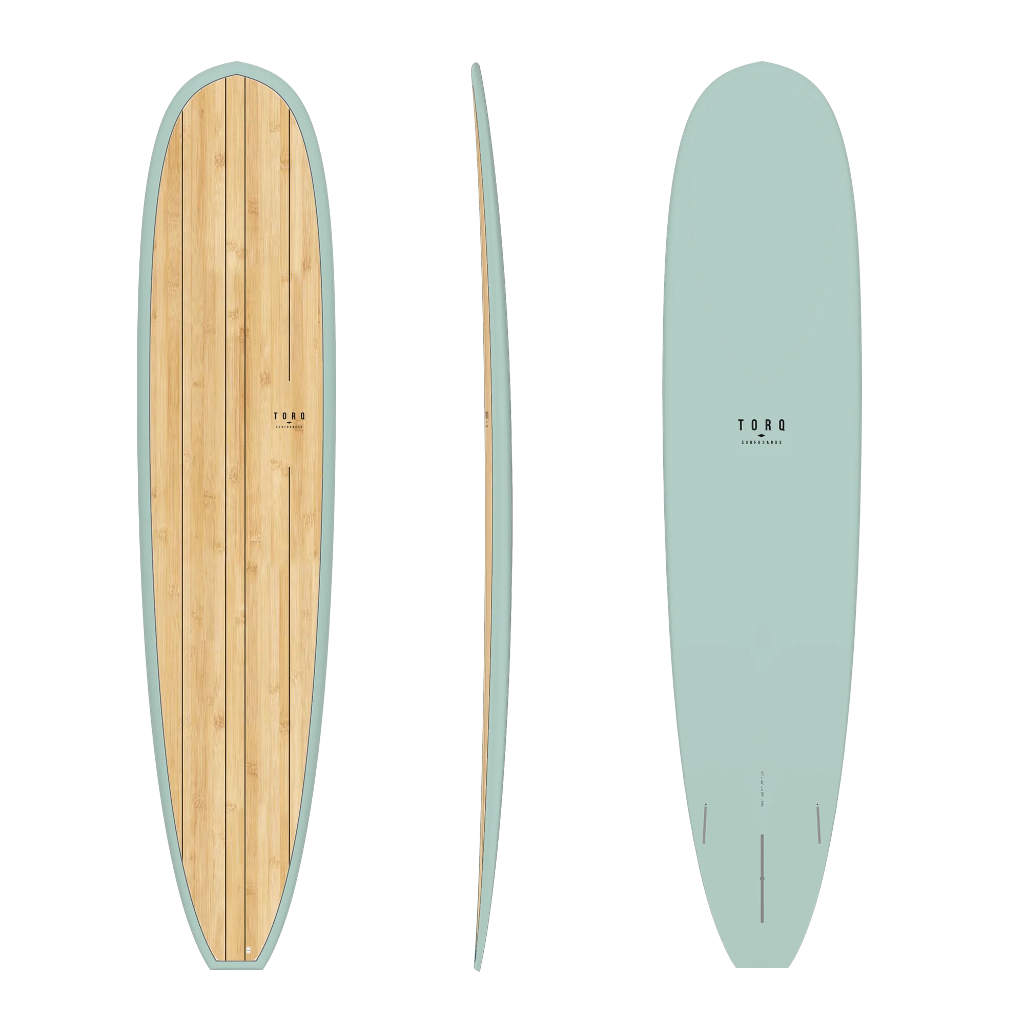 Torq TET Longboard Surfboard Wood Deck + Palm - Image 2