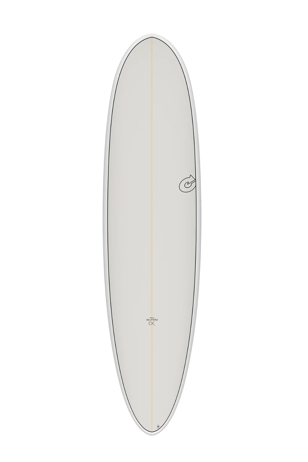 Torq Delpero TET Mid Pro Wide Surfboard Cream