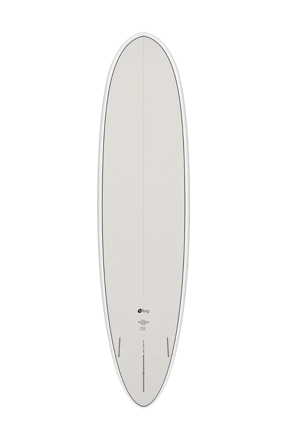 Torq Delpero TET Mid Pro Wide Surfboard Cream - Image 2
