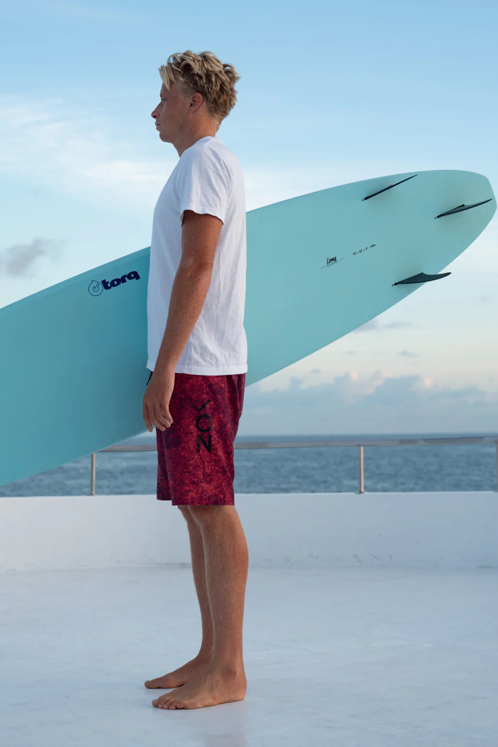 Torq Longboard TET Surfboard Laguna Pacific Blue - Image 4