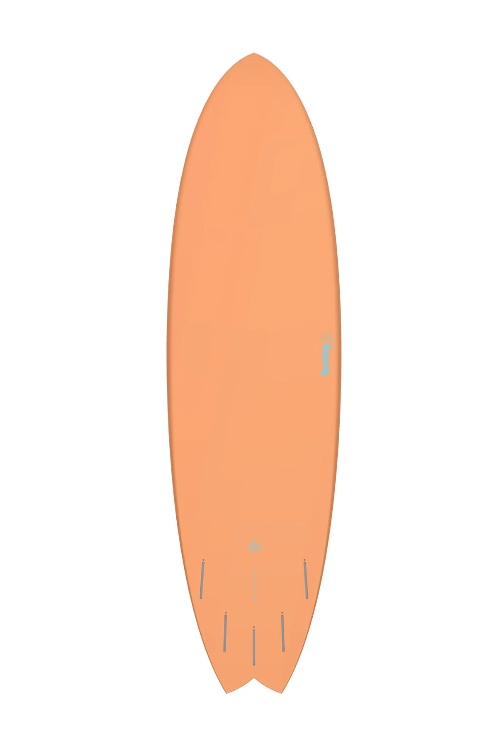 Torq Mod Fish TET Surfboard Pop Coral - Image 2