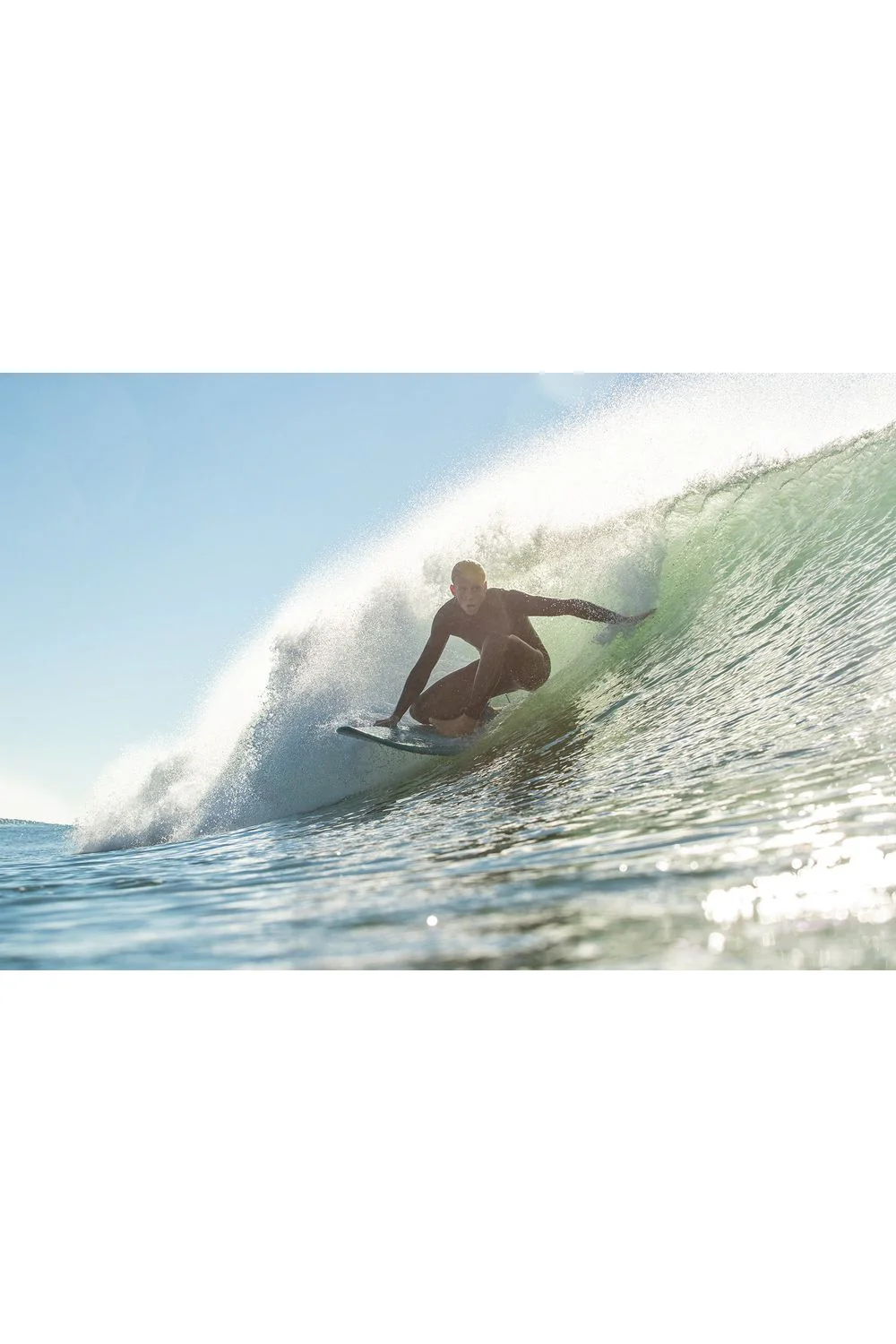 Torq TET Mod Fish Surfboard in Pinline Miami Blue - Image 6