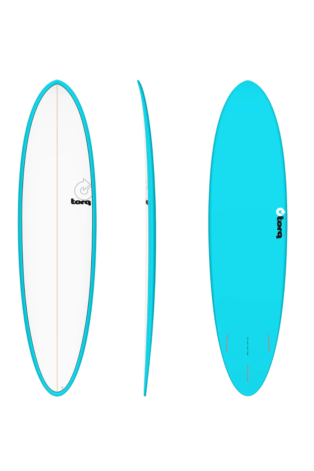 Torq TET Mod Fun Surfboard Blue Pinline - Image 2