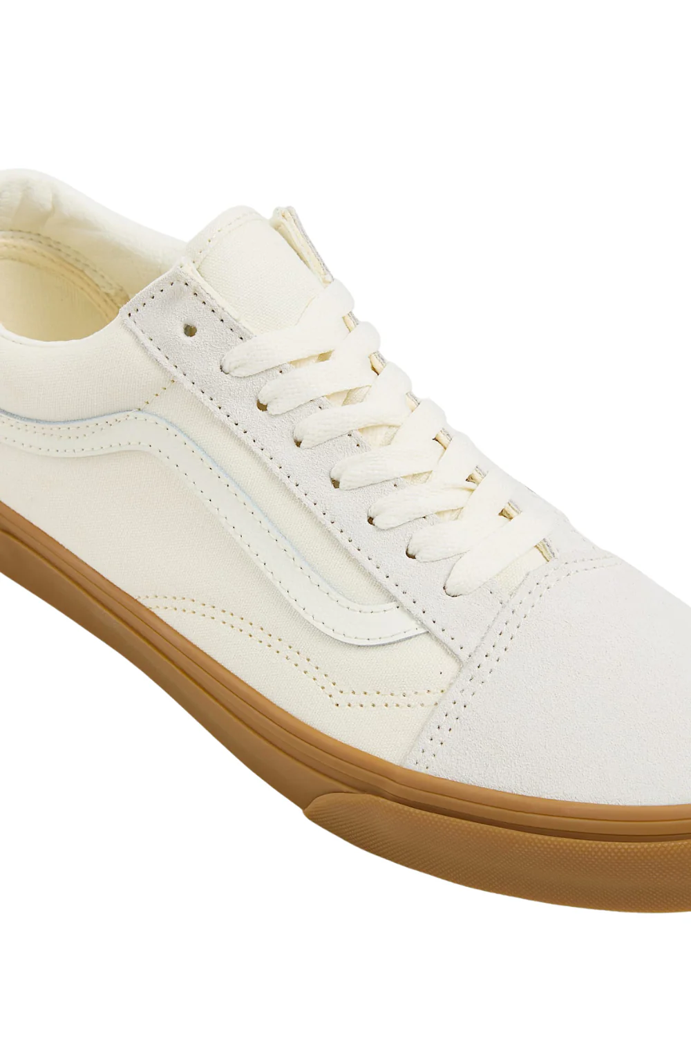 Vans Old Skool Shoe Off White/Gum - Image 3