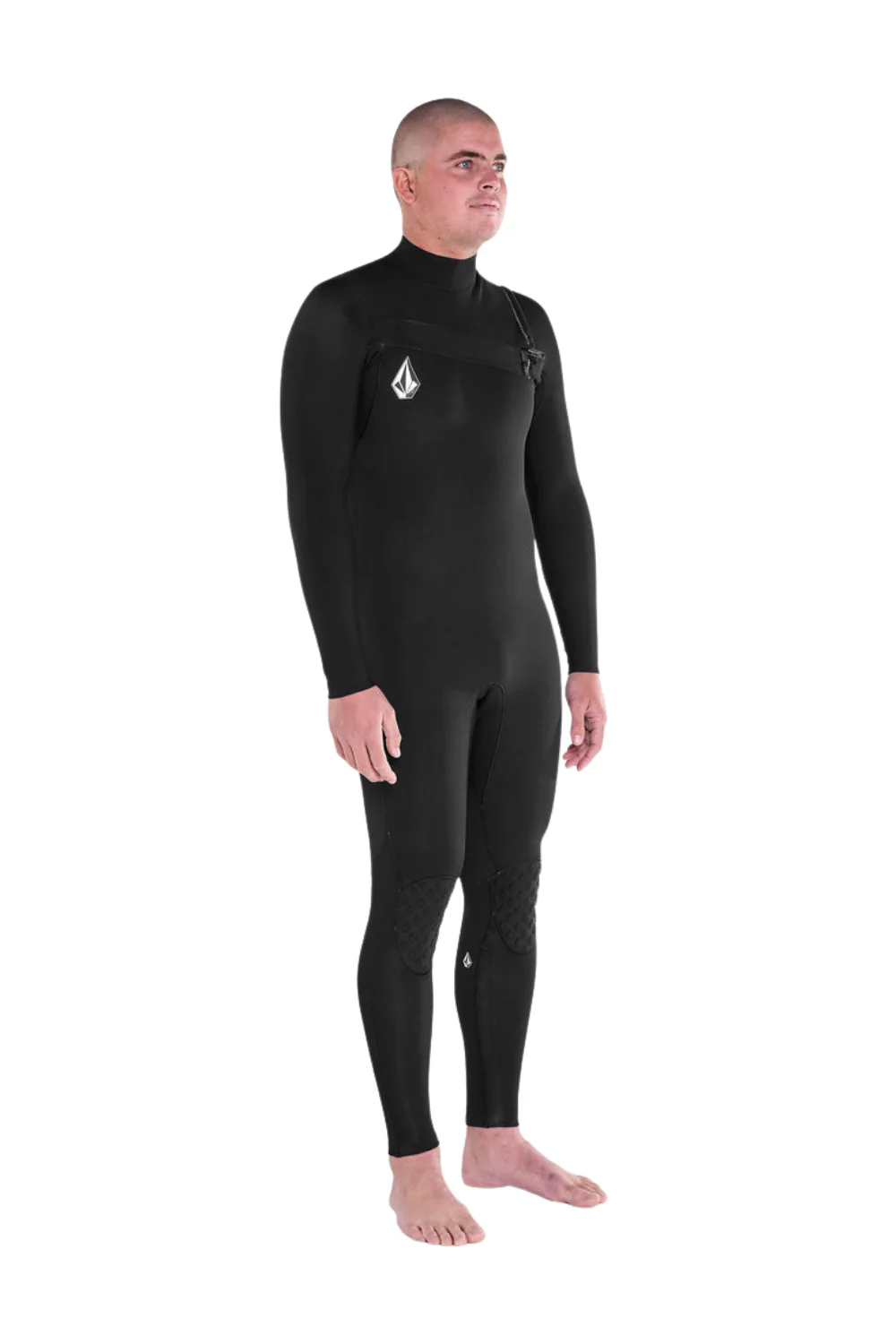 Volcom Modulator 4/3mm Mens Wetsuit Chest Zip Black - Image 3
