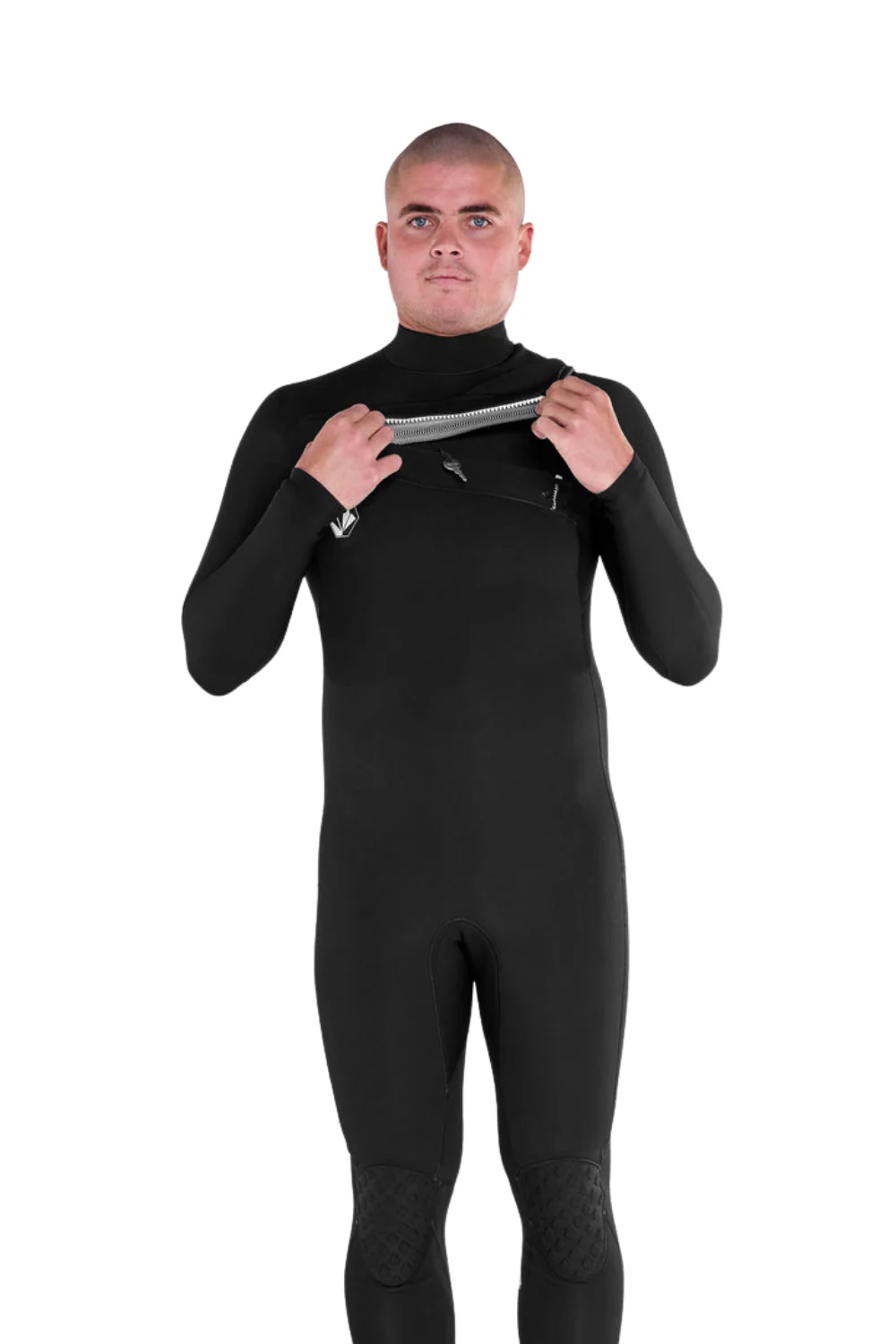 Volcom Modulator 4/3mm Mens Wetsuit Chest Zip Black - Image 5