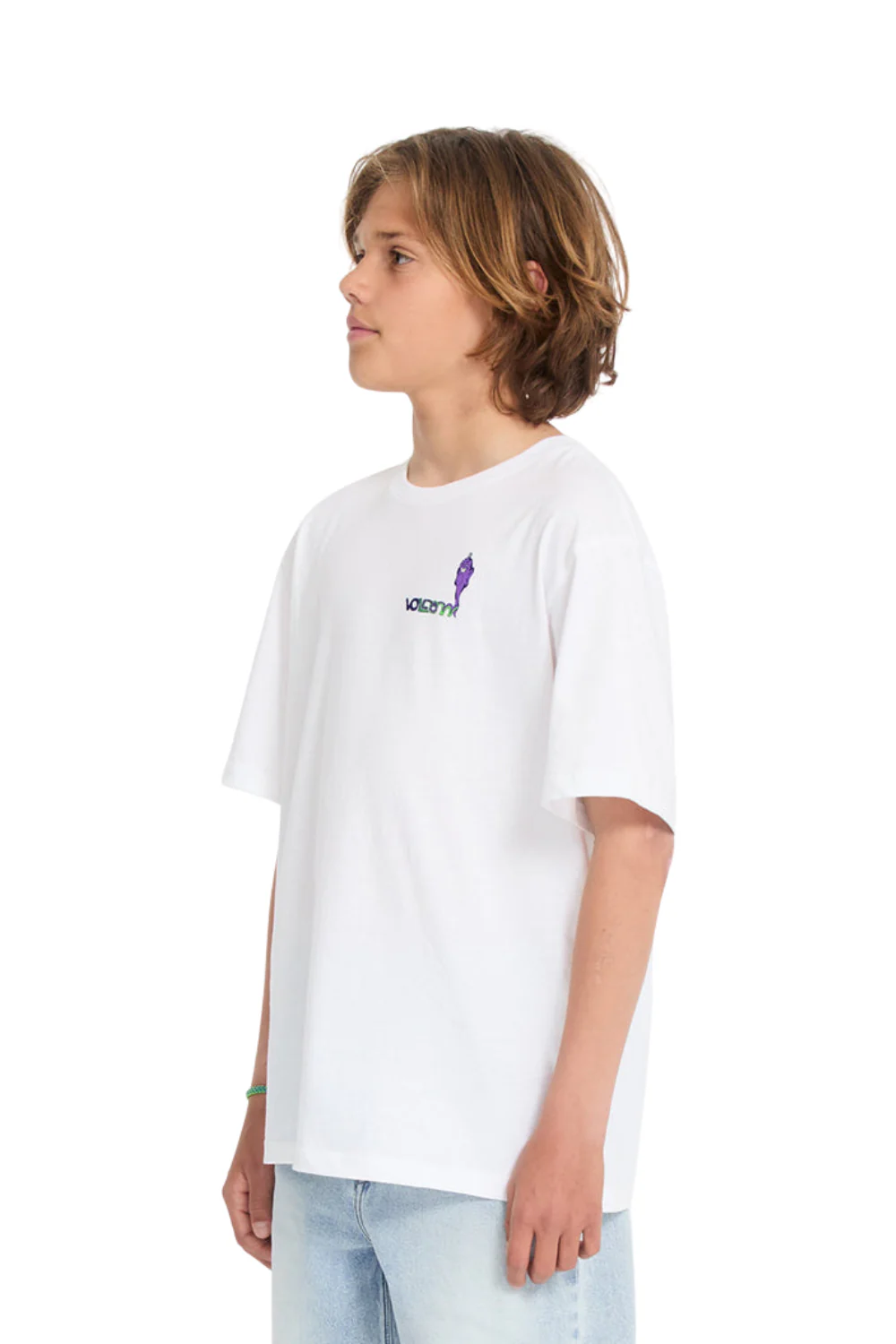 Volcom Ben Sanaire 2 Kids T-Shirt White - Image 2