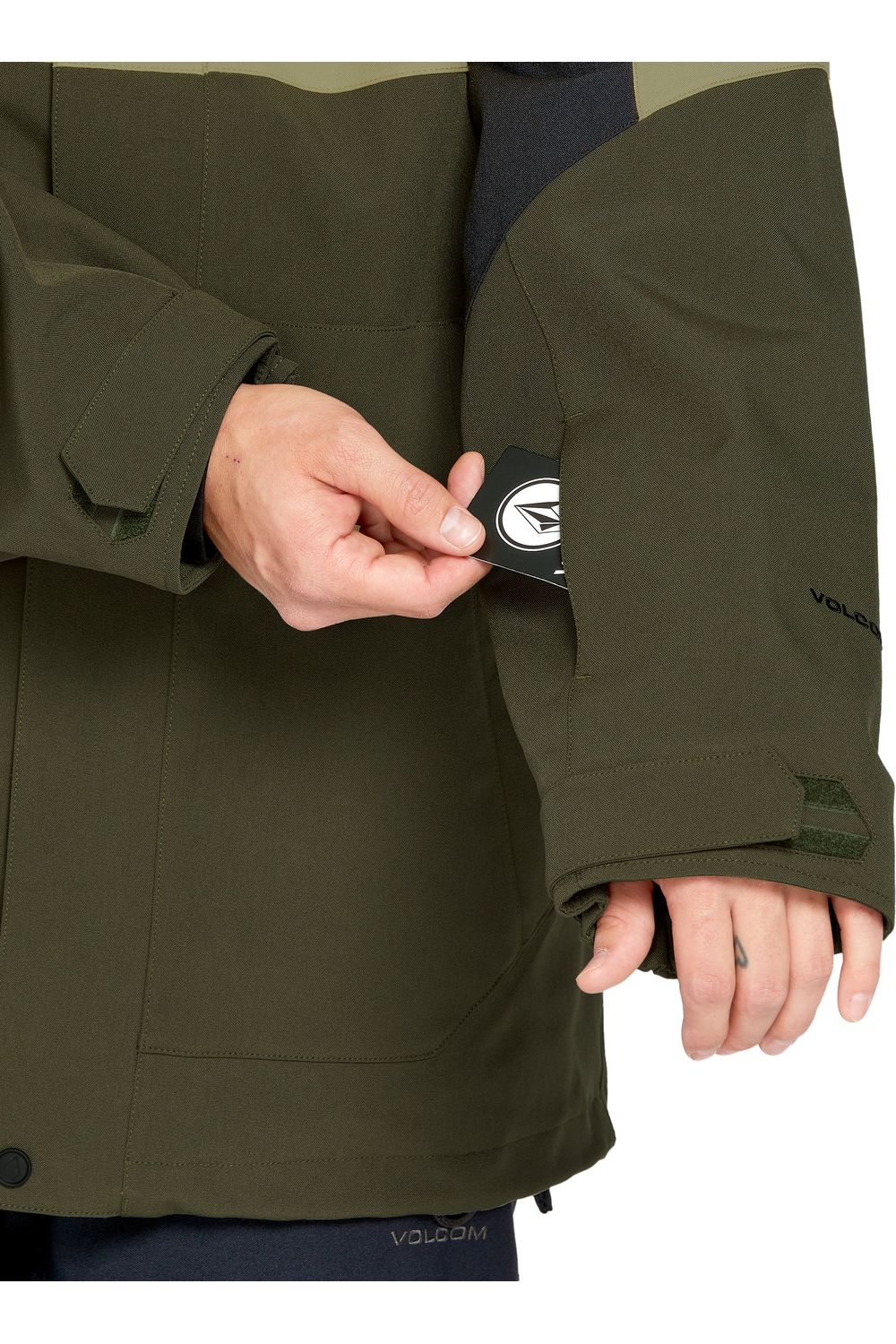Volcom Brighton Ski and Snowboard Jacket ivy - Image 6