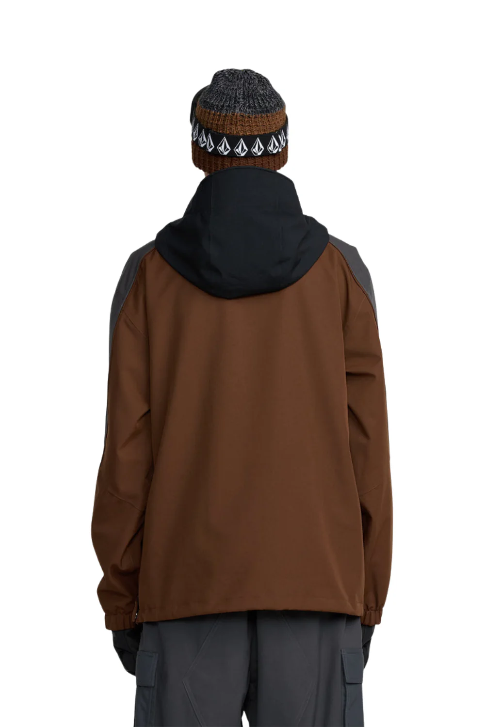 Volcom Brighton Pullover Ski/Snowboard Jaket Brown - Image 2
