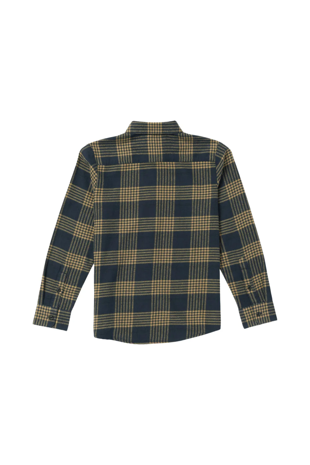 Volcom Caden Plaid Kids Long Sleeve Shirt Navy - Image 2