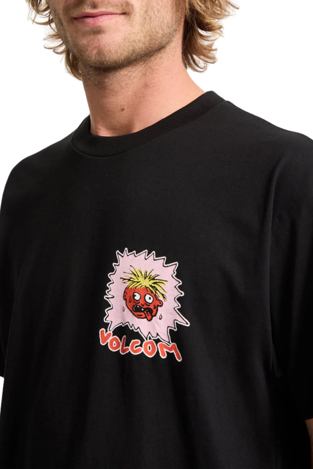 Volcom Chomp Chomp Short Sleeve T-Shirt Black - Image 4