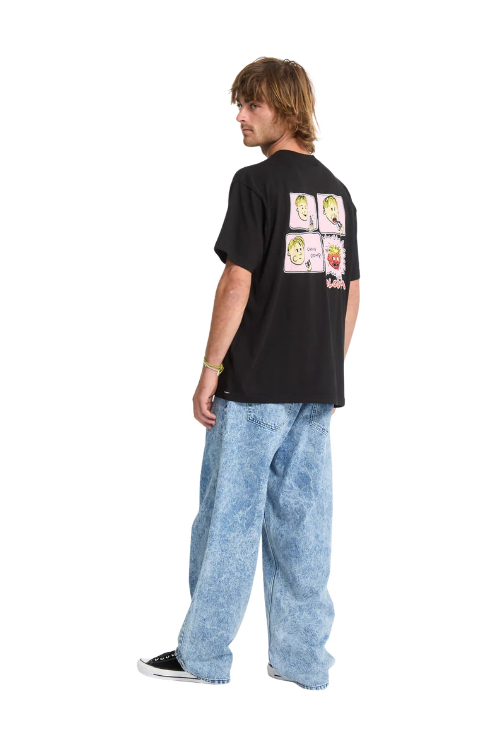 Volcom Chomp Chomp Short Sleeve T-Shirt Black - Image 7