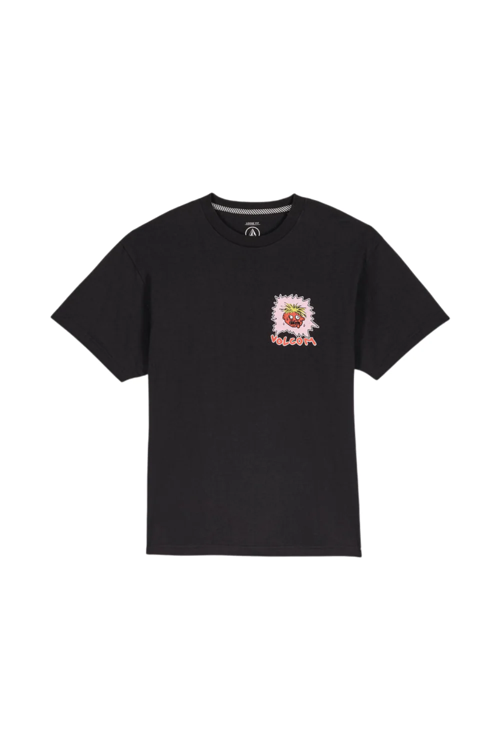 Volcom Chomp Chomp Short Sleeve T-Shirt Black - Image 8