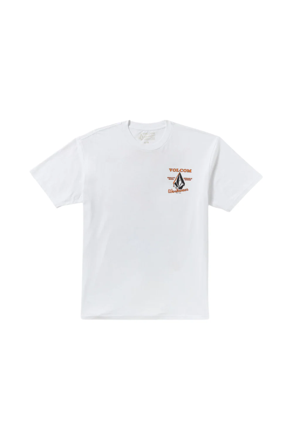 Volcom Enamel Short Sleeve T-Shirt White - Image 7