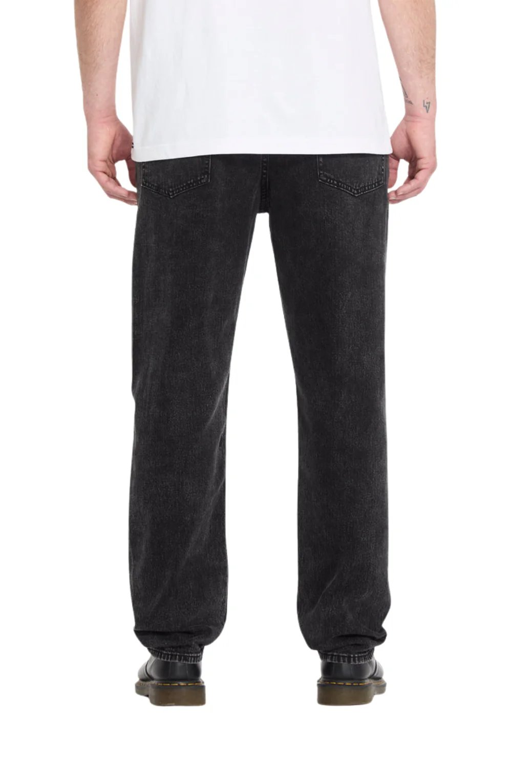 Volcom Fivedown Mens Jeans Blackity Black - Image 3