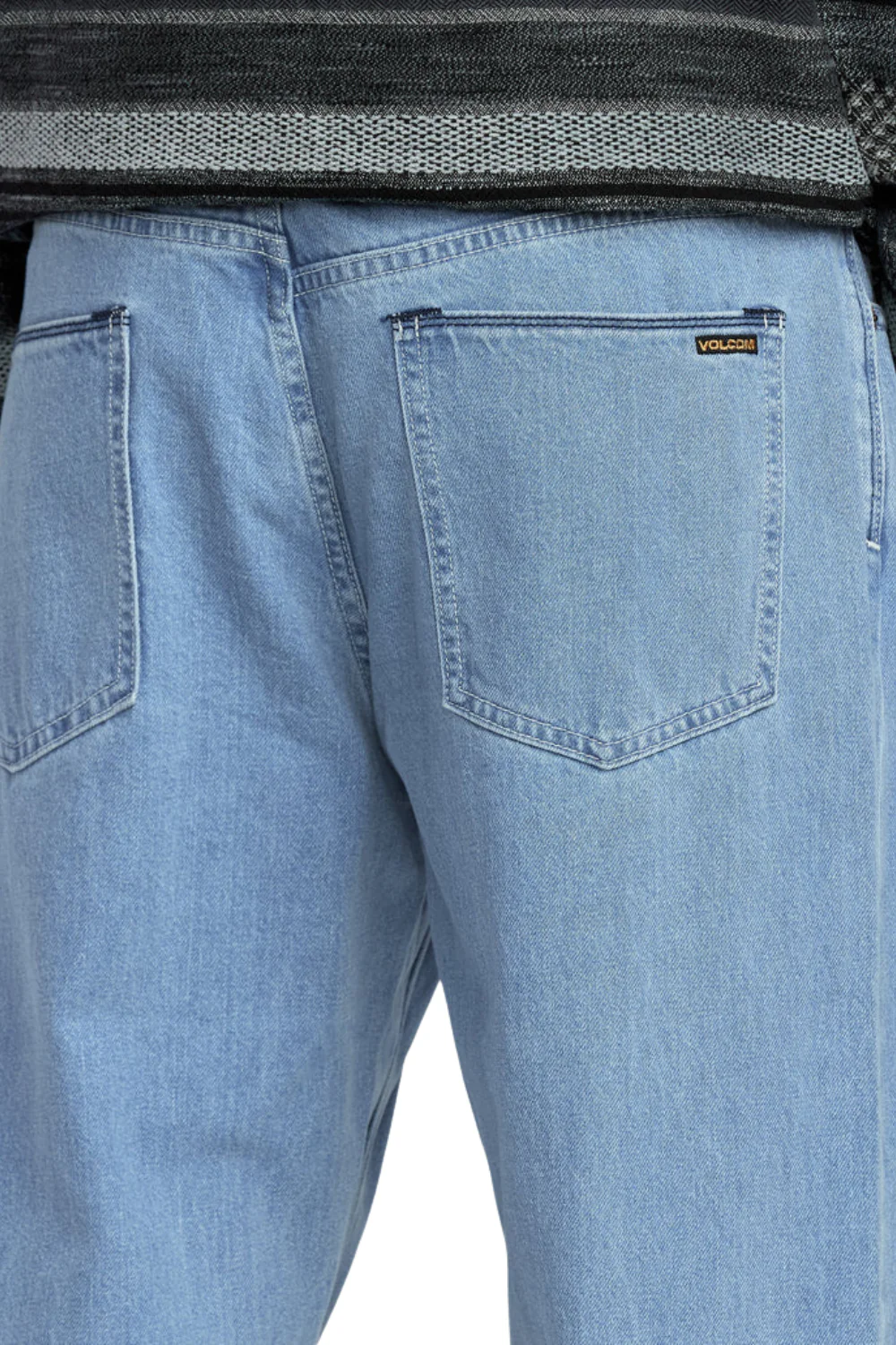 Volcom Fivedown Mens Jeans Camper Blue - Image 4