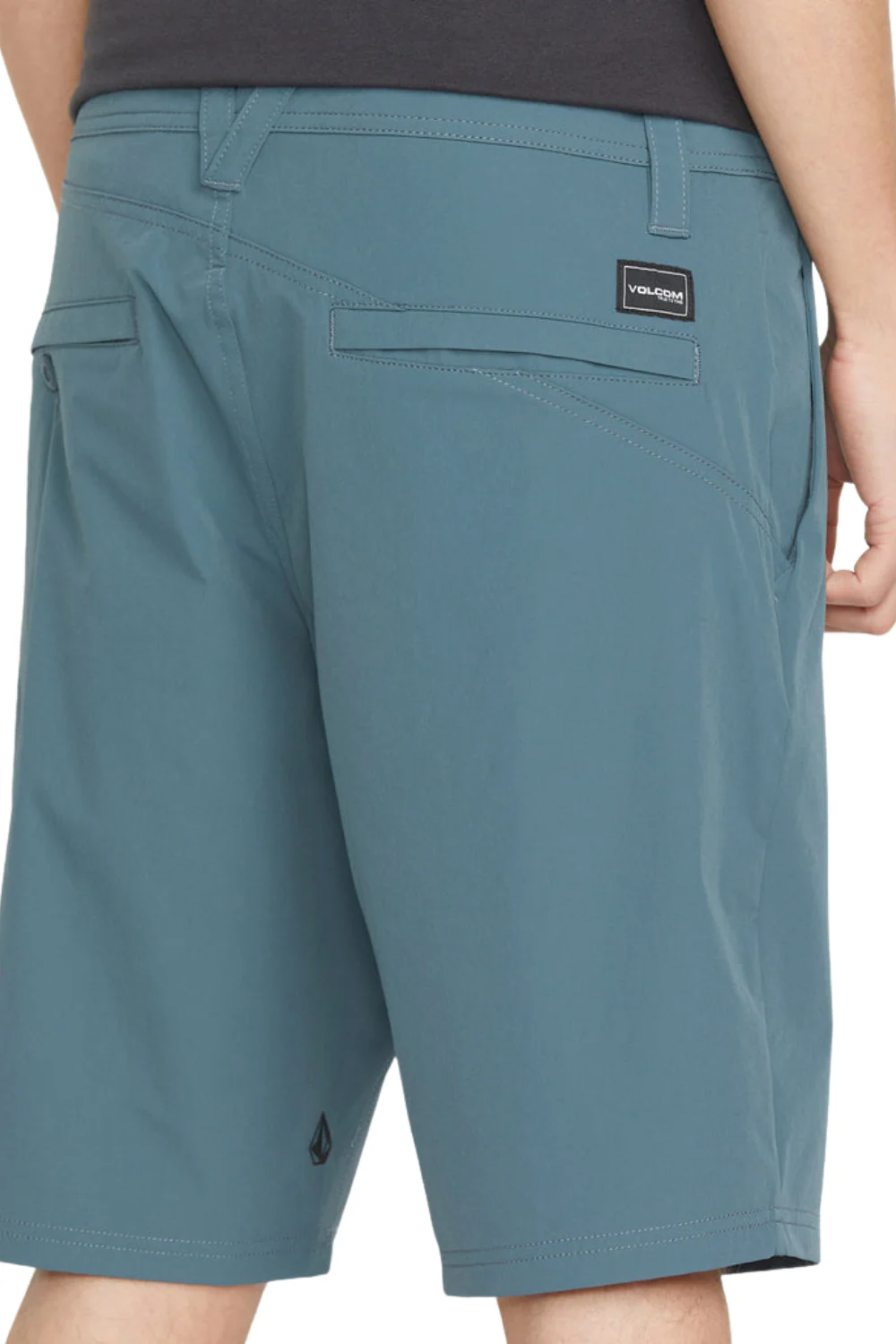 Volcom Frickin Cross Shred Mens 20" Hybrid Shorts Dark Slate - Image 3